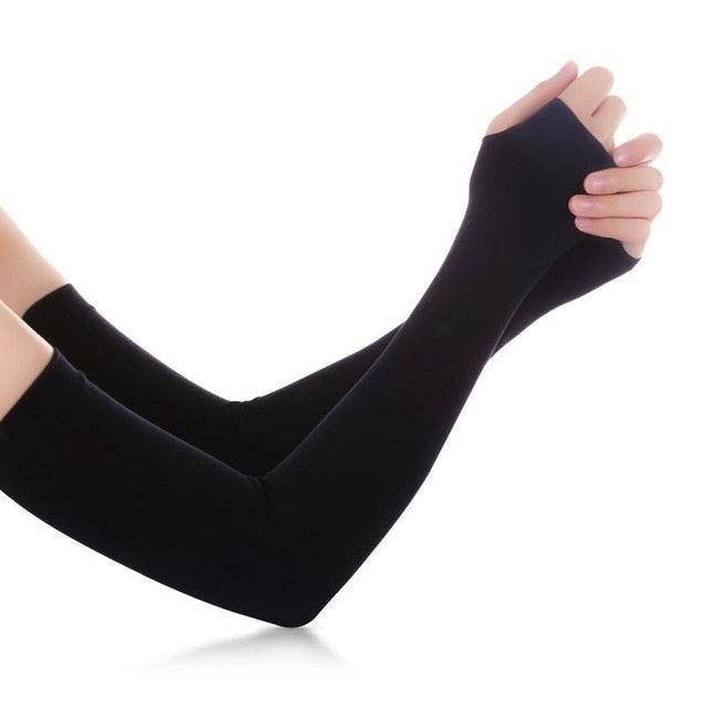 1 Pairs Arm Sleeves Warmers Sports Sleeve Sun UV Protection Hand Cover Cooling Warmer Running Fishing Cycling Sunscreen Sun Protection Arm Sleeves For Men  Women Arm Cover For Cycling Outdoor Sports