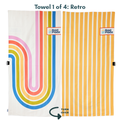 RadPadz® Quick-Dry Towel | 4-Pack – All 4 Cannonballer Designs