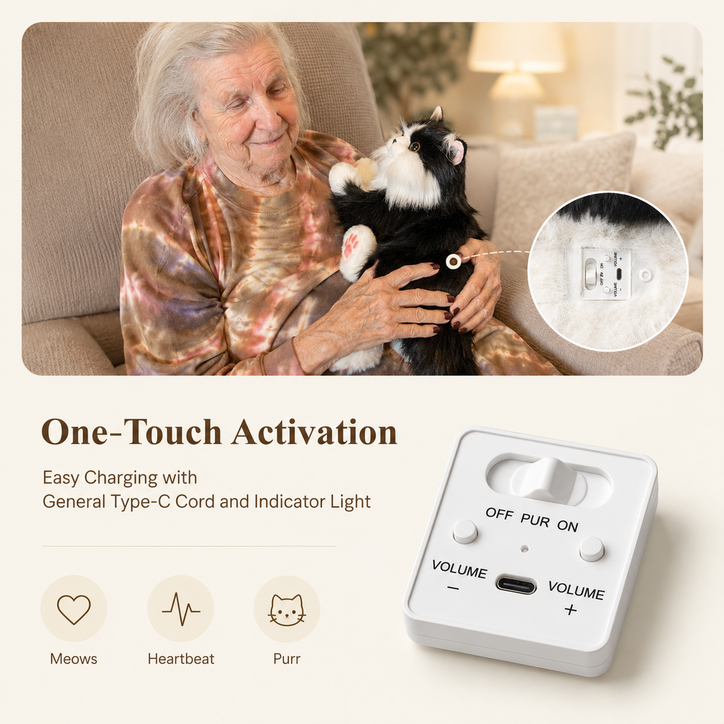 Percy Essential – Lifelike Interactive Robot Cat