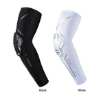1PC Sport Black Arm Guard Compression Sleeves Sports Fitness Elastic Elbow Protective Pad Outdoor Basketball Football Sleeves For UV Summer Sun Protection Men Athletic Arm Cover