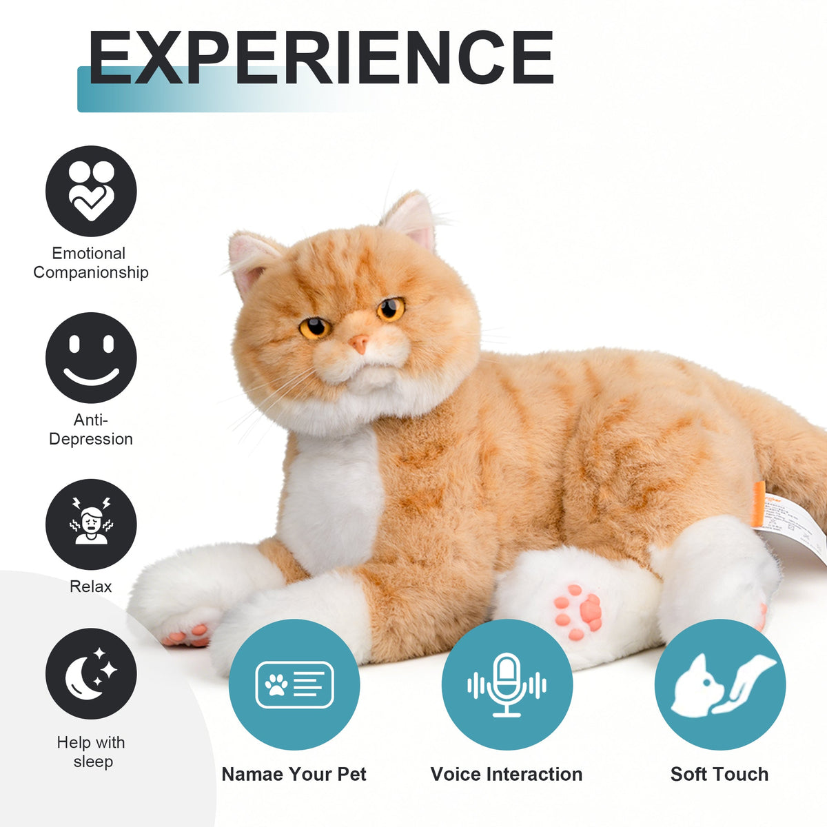 Percy Essential – Lifelike Interactive Robot Cat