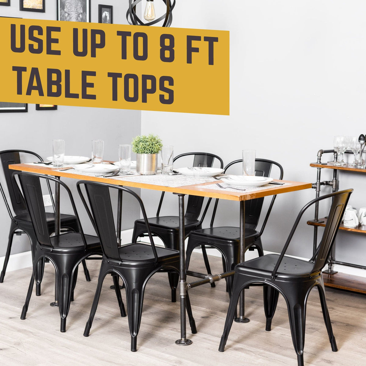Poker Kitchen Table By PIPE DECOR