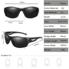 Polarized Outdoor Sports Sunglasses – Camouflage Cycling, Driving, Fishing, and Running Goggles with UV400 Protection