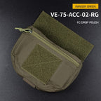 Tactical Hunting Vest with Drop Pouch, for Airsoft & CS, Outdoor Sports