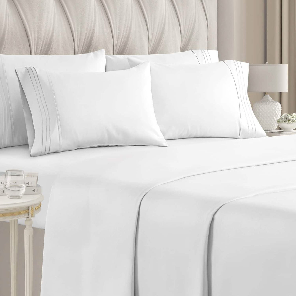 6-Piece Set: Hotel Luxury Bed Sheets