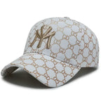 Fashion Men Women Cotton Embroidery for MY Baseball Caps Outdoor Sport Fishing Golf Sunshade Adjustable Hat Casual Four Seasons