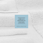 Luxury Bath Mat Floor Towel Set Grey White 22 x34 in 2 Pack Absorbent Cotton