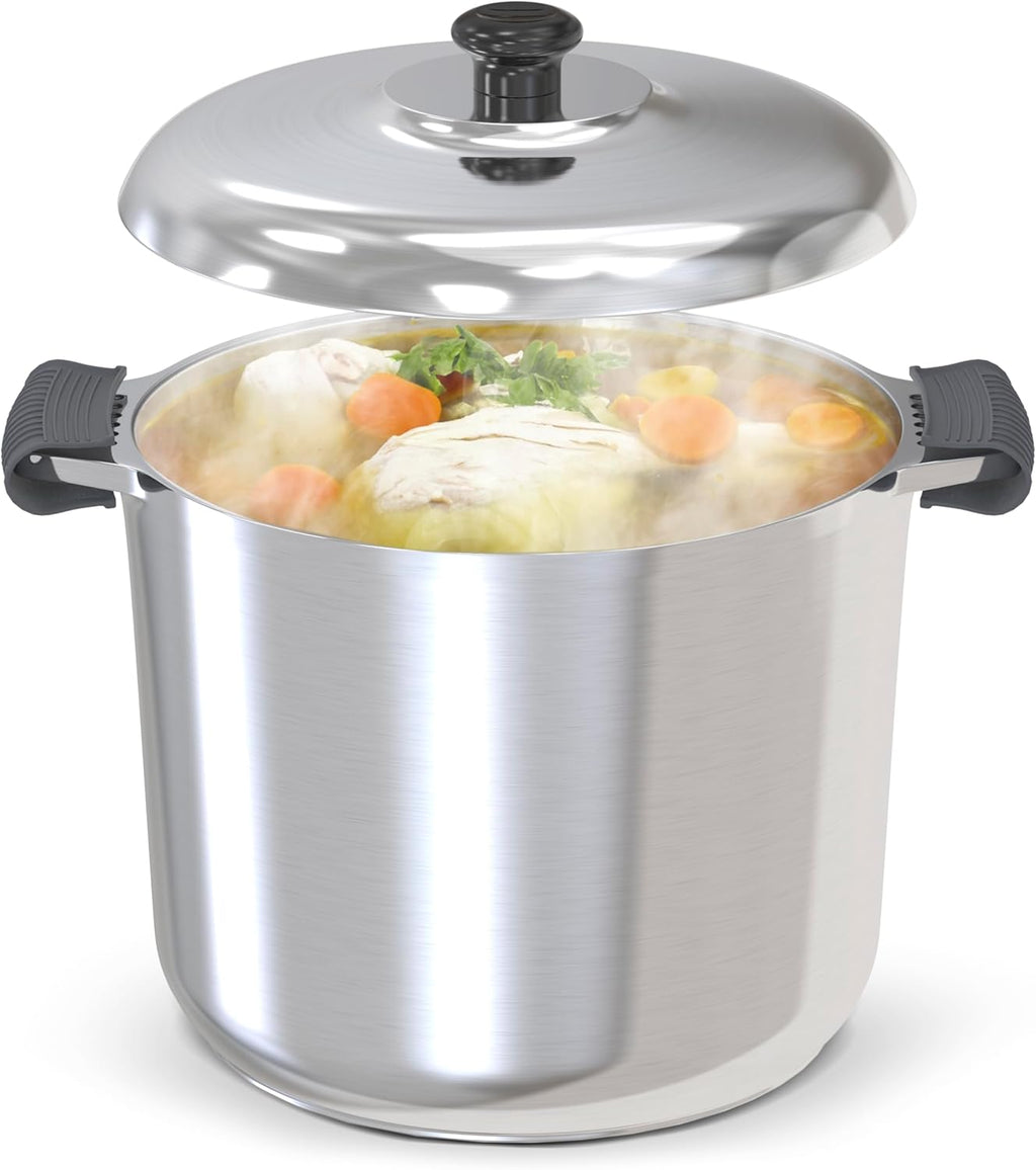 Stock Pot with Lid 18 Quarts