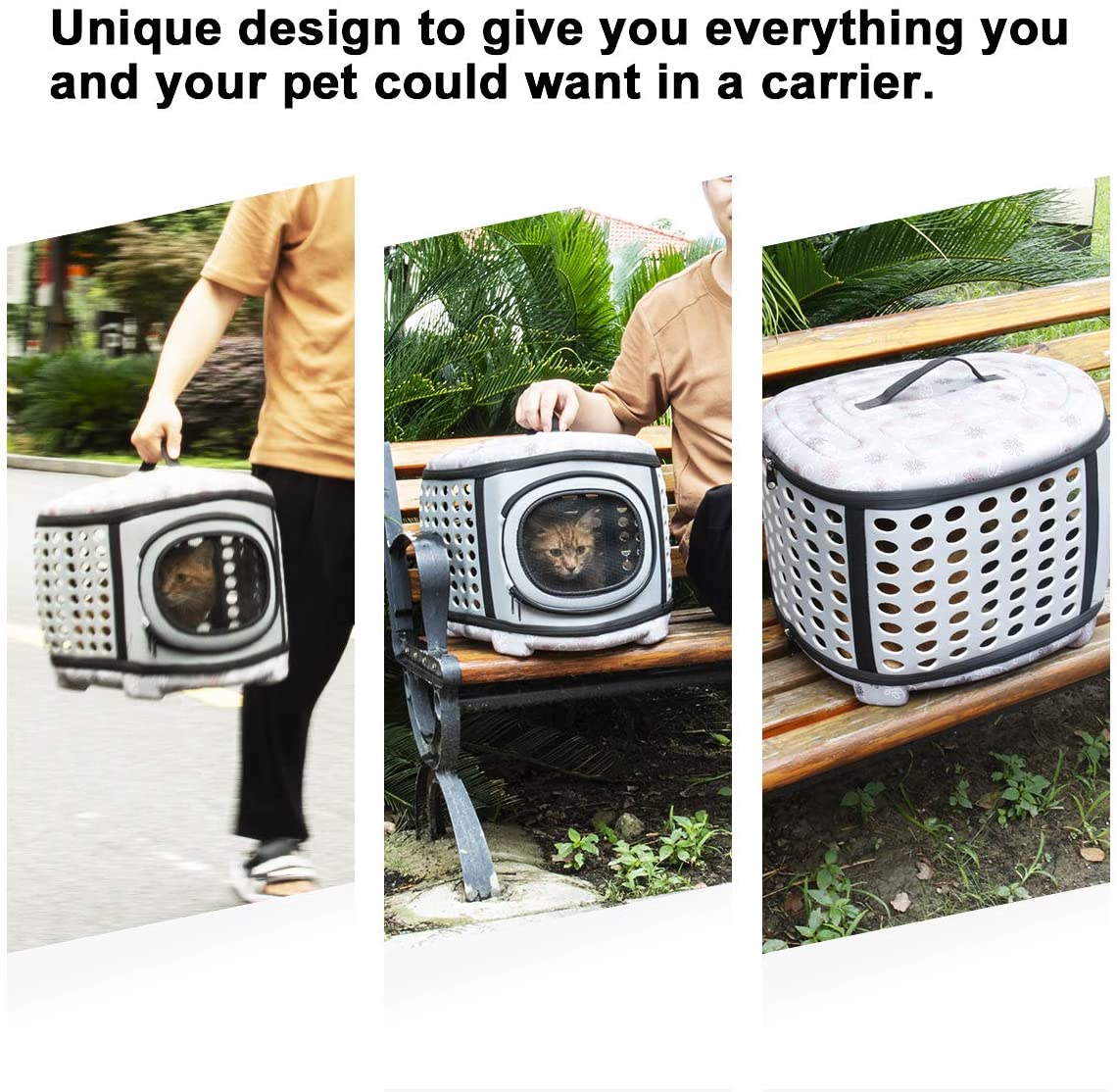Foldable Pet Dog Cat Puppy Handbag Carrier Cage