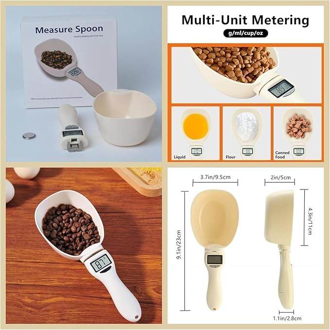 Digital Kitchen Scale – LCD Measuring Spoon