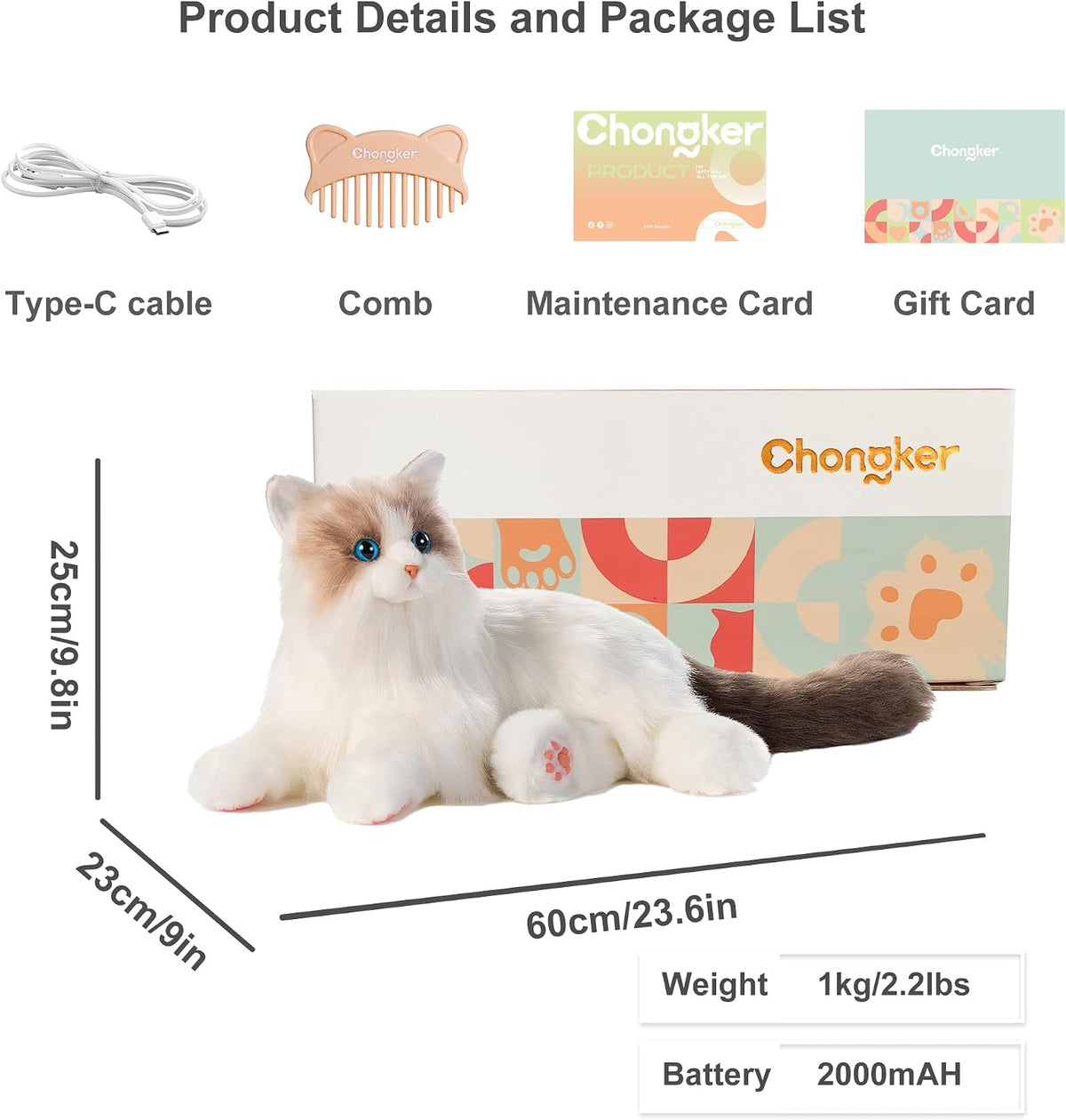 Percy Essential – Lifelike Interactive Robot Cat