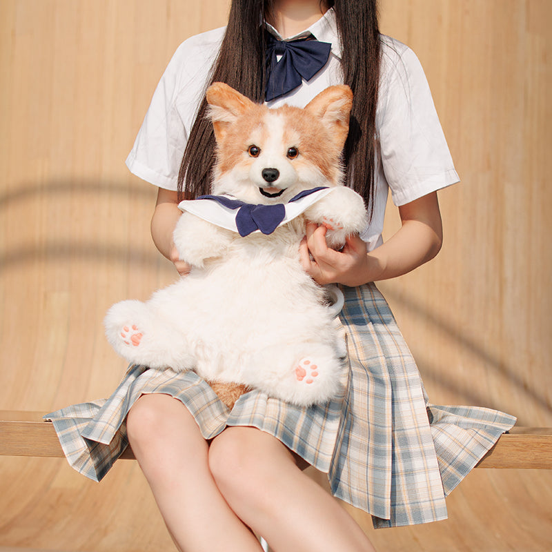 Corgi Backpack – Cute Dog Plush Bag for Kids & Pet Fans