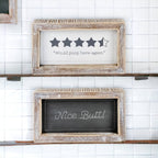 Funny Double Sided Bathroom Sign Guest Restroom Humor Decor Gift For Remodel Homes
