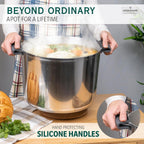 Stock Pot with Lid 18 Quarts