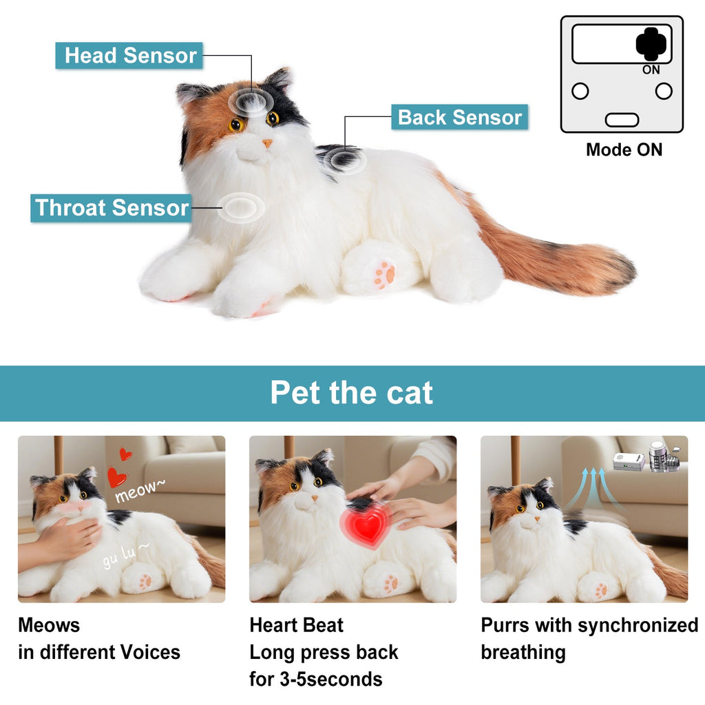 Percy Essential – Lifelike Interactive Robot Cat