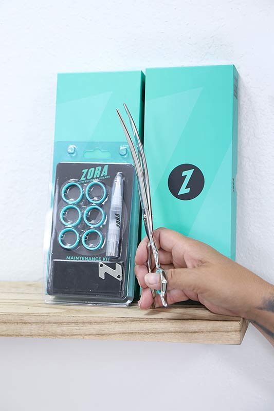Zora Pet Grooming Curved Shear - Model A-800C