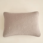 DaDa Bedding Neutral Taupe Beige Sandy Elegant Matelasse Cotton Quilted Bedspread Set (JHW-585)