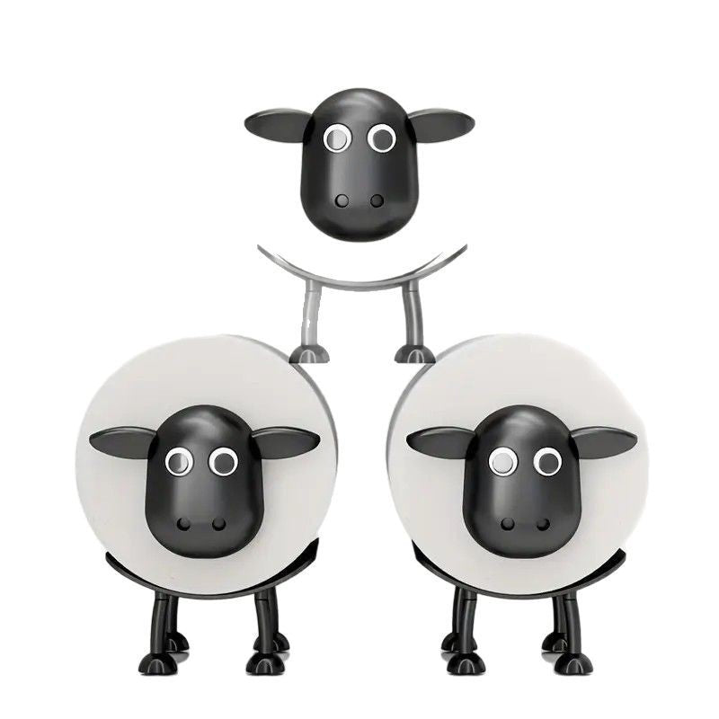 Cute sheep shaped toilet paper holder suitable for fashionable home decoration tissue box storage bathroom accessories decoration rack