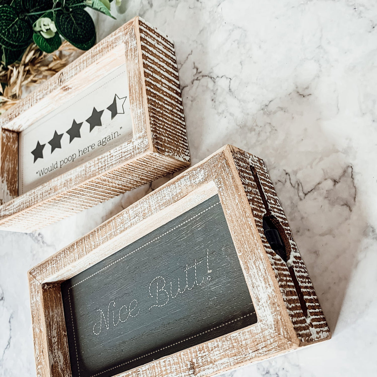 Funny Double Sided Bathroom Sign Guest Restroom Humor Decor Gift For Remodel Homes