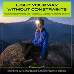 POWERCAP 2.5 Rechargeable LED Lighted Headlamp Beanies