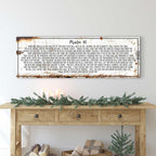 Psalm 91 - He Is My Refuge Sign