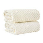 Cotton Diamond Waffle Weave Bath Towel Set - Grayson Collection