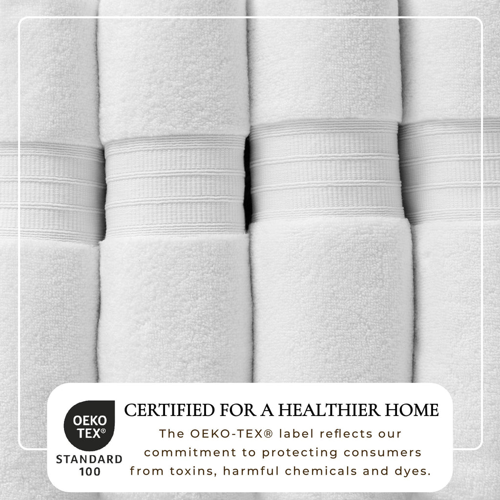 100% Cotton Premium Bath Towel Set - Chiara Collection
