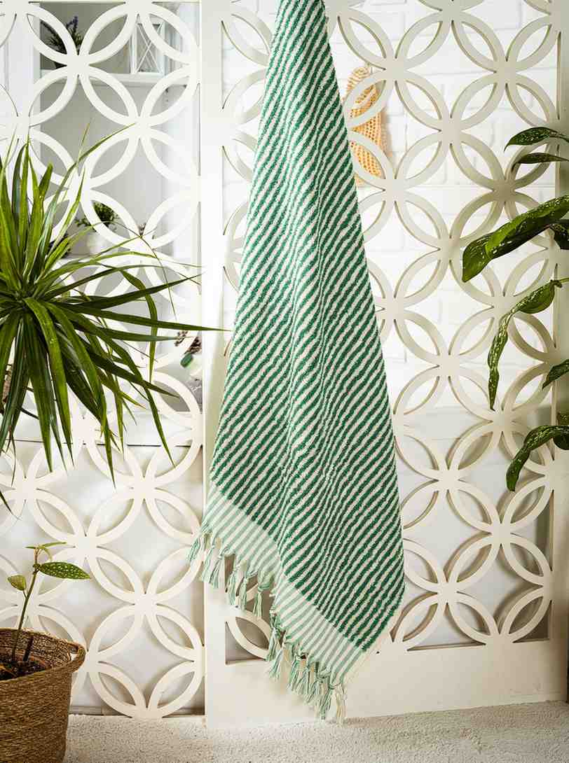 Striped Bath Towel