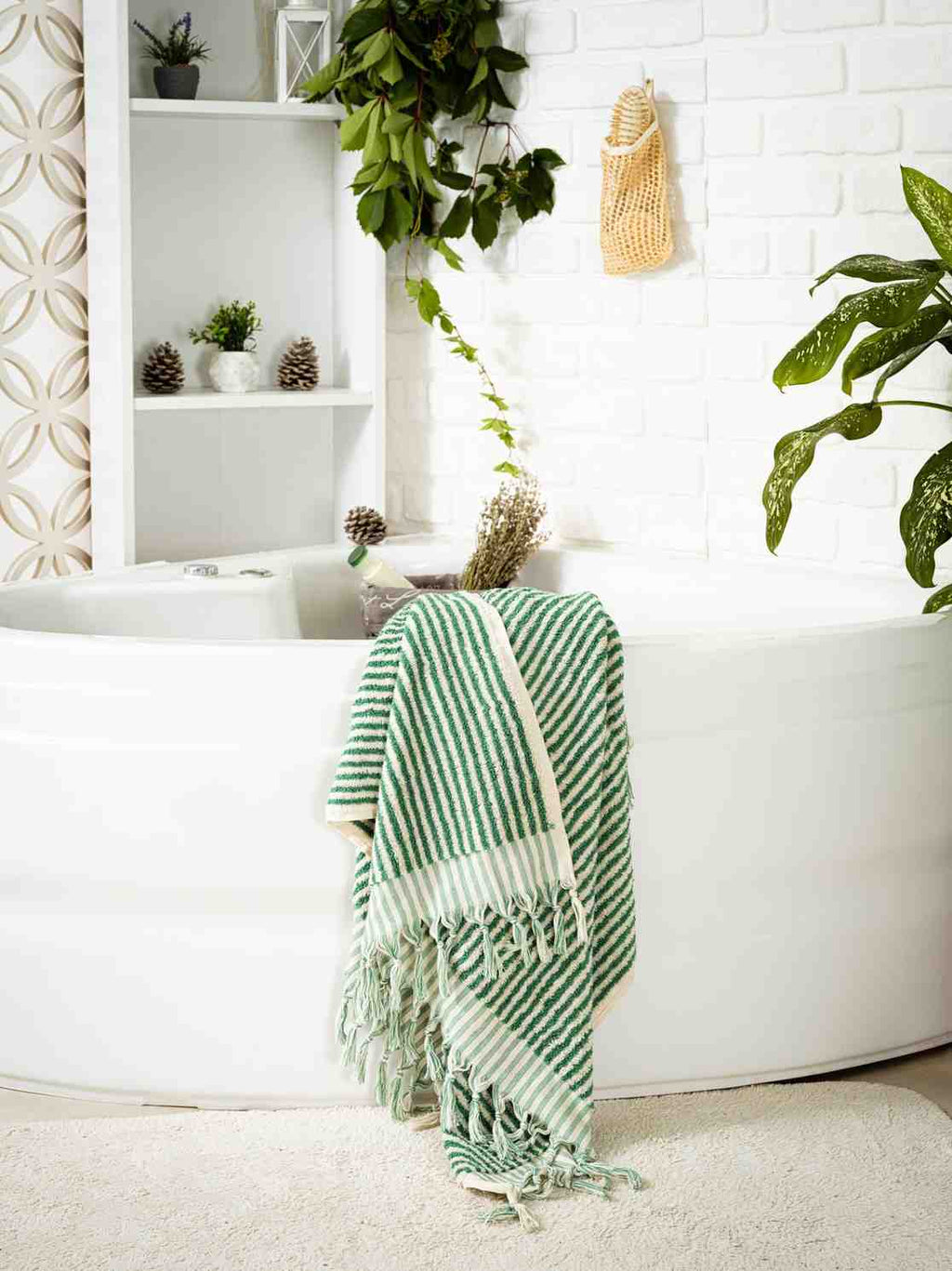 Striped Bath Towel