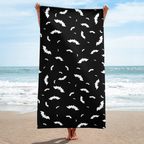 Blackout Batty Beach Towel