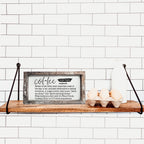 Coffee Definition Wooden Sign For Coffee Bar Decor Rustic Kitchen Wall Art Scientific Humor