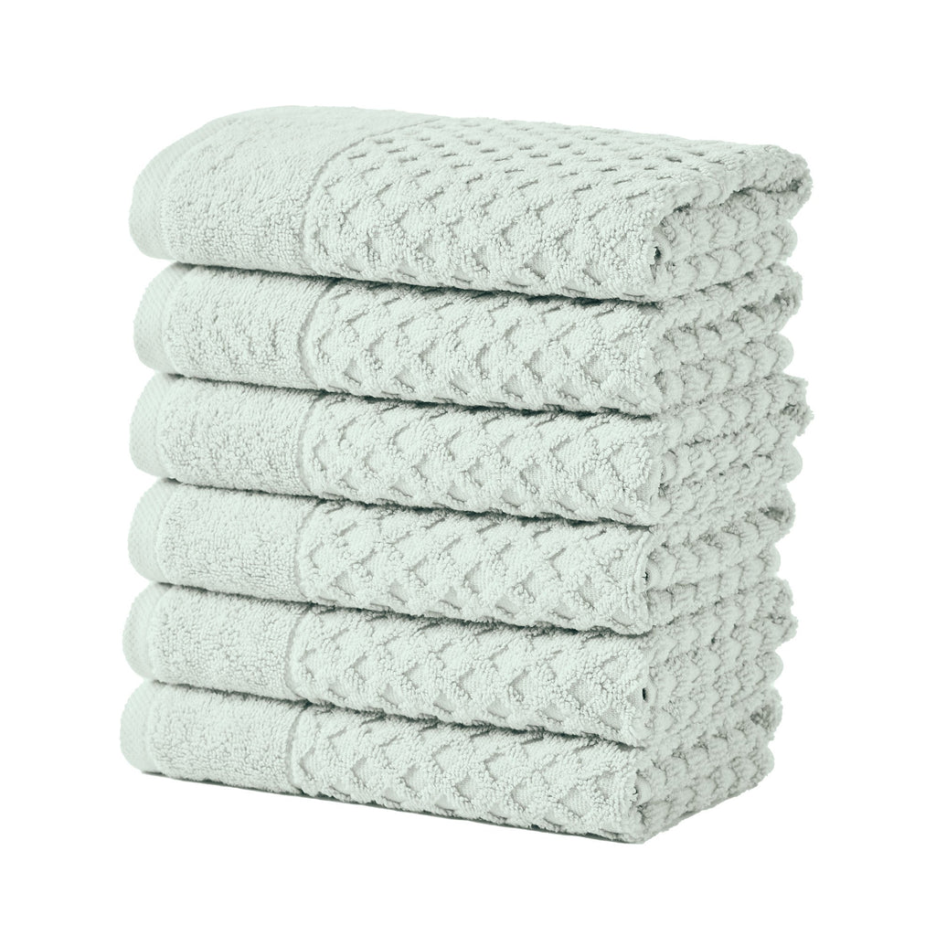 Cotton Diamond Waffle Weave Bath Towel Set - Grayson Collection