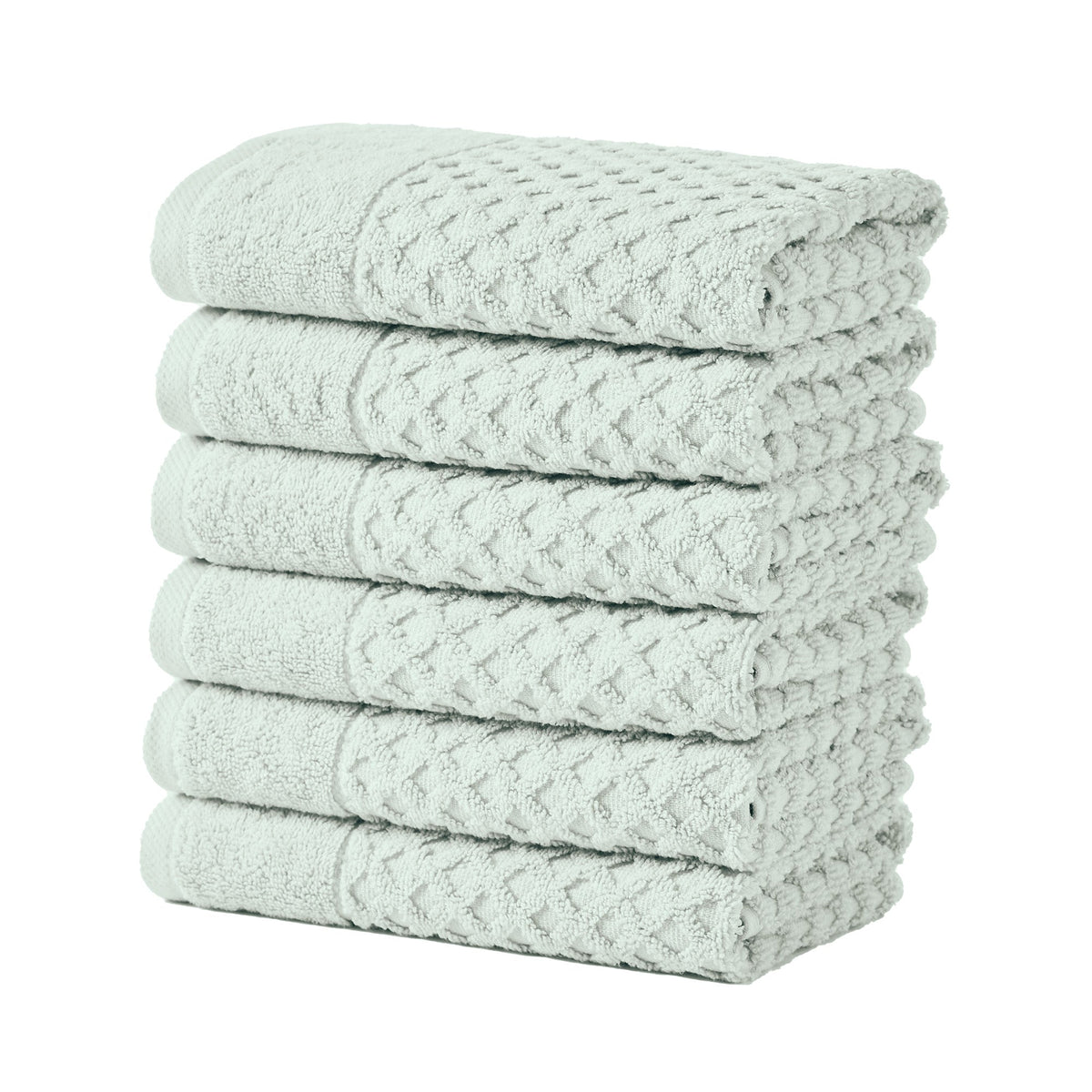 Cotton Diamond Waffle Weave Bath Towel Set - Grayson Collection