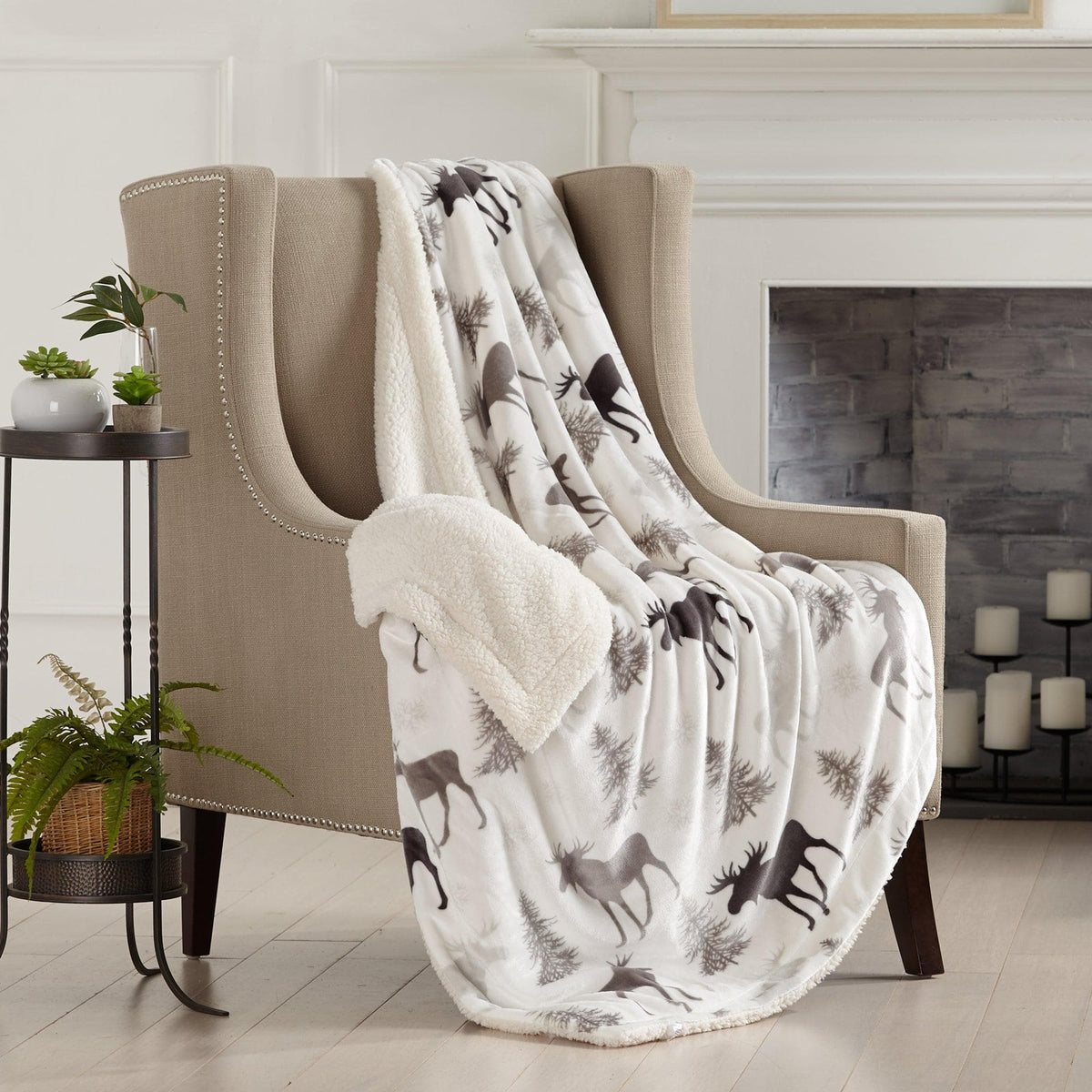 Velvet Plush Sherpa Luxury Bed Blanket - Cielo Collection