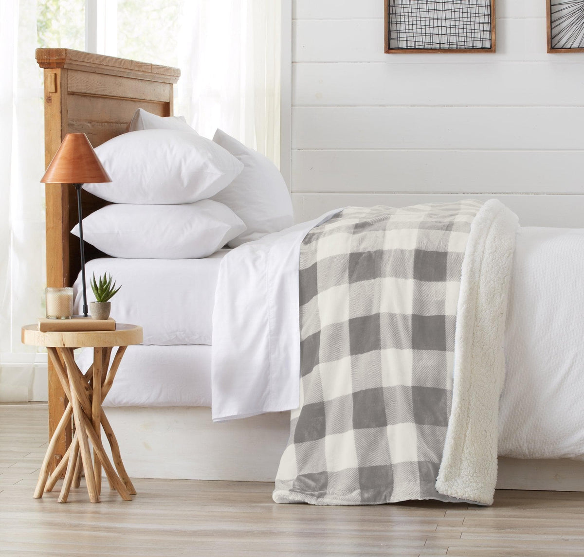 Velvet Plush Sherpa Luxury Bed Blanket - Cielo Collection