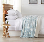 Velvet Plush Sherpa Luxury Bed Blanket - Cielo Collection