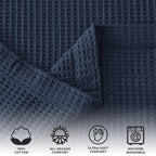 100% Cotton Waffle Weave Blanket - Mikala Collection