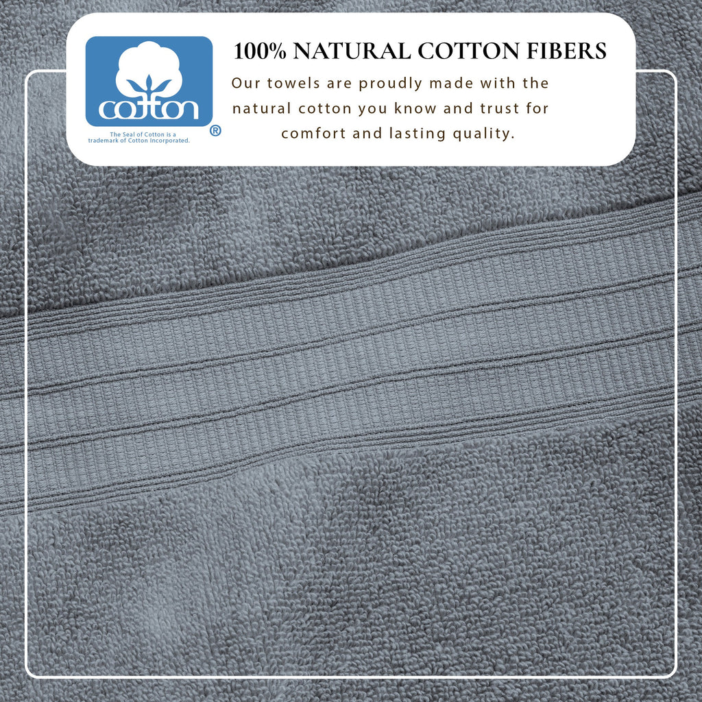 100% Cotton Premium Bath Towel Set - Chiara Collection