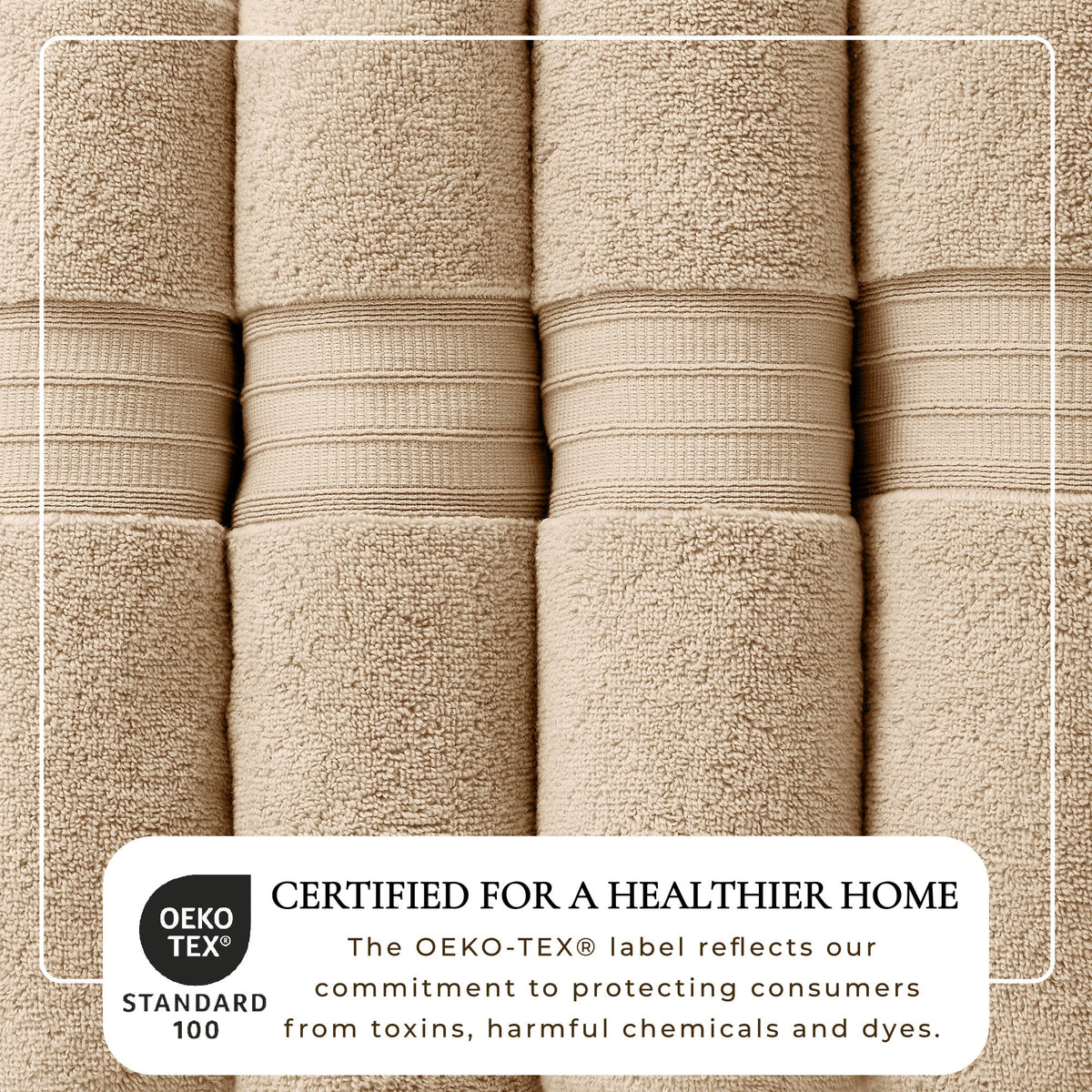 100% Cotton Premium Bath Towel Set - Chiara Collection