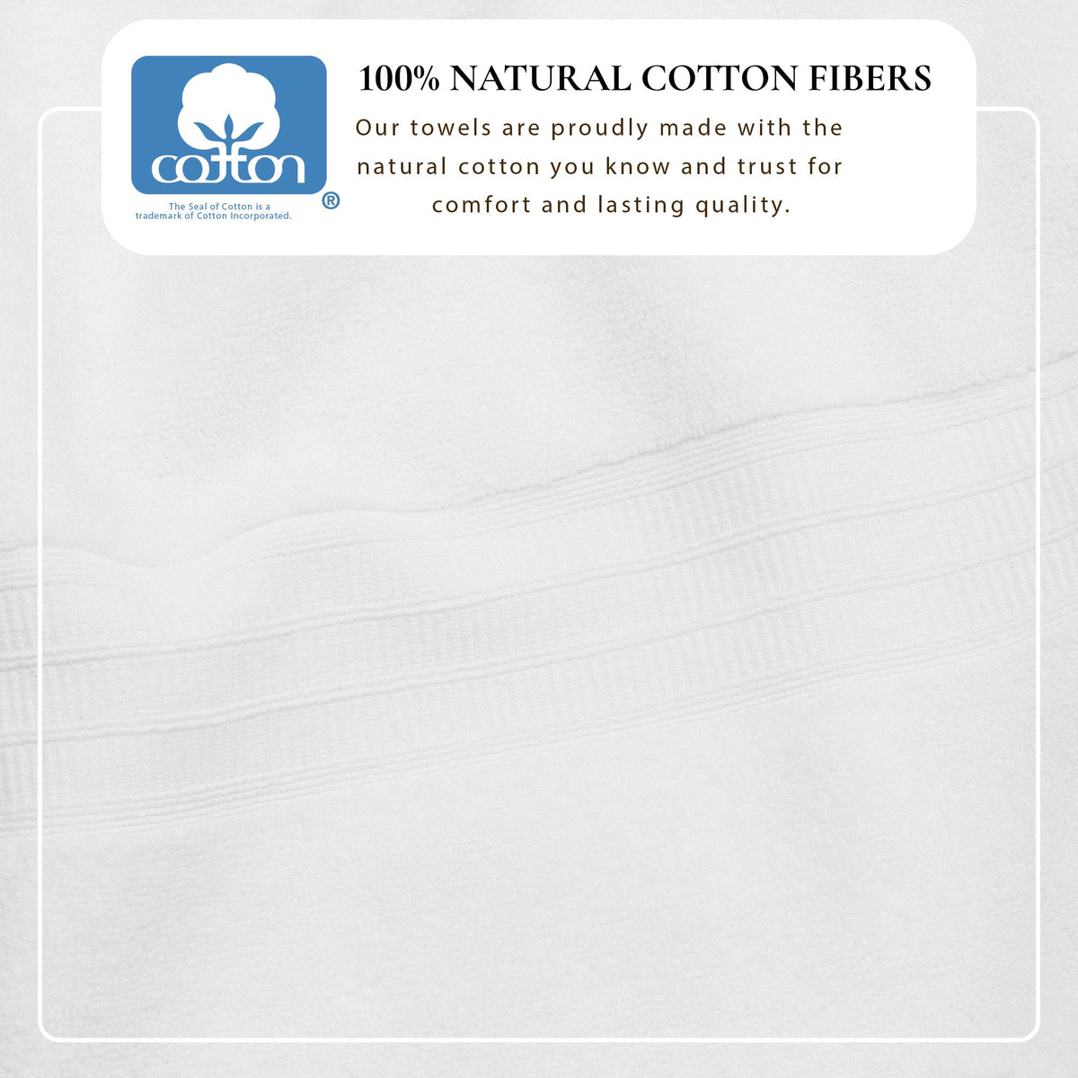 100% Cotton Premium Bath Towel Set - Chiara Collection