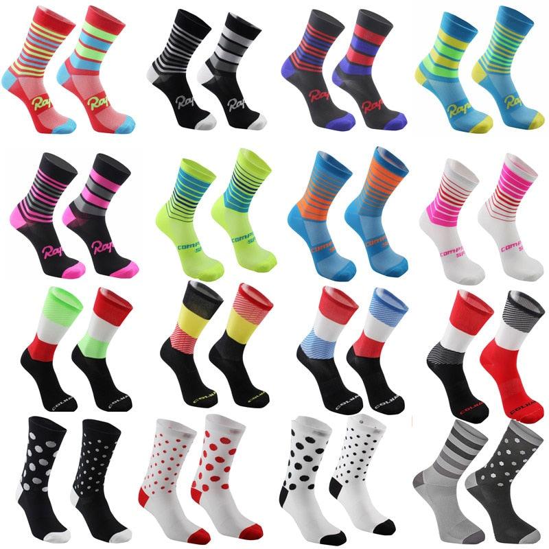 High quality Pro Team Cycling Socks Bike Socks Breathable Road Bicycle Socks Outdoor Sports Racing Socks For Men And Women