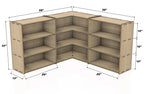 JARED BUNDLE- Corner Shelf Unit
