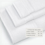 Cotton Terry Bath Towel Set - Cooper Collection