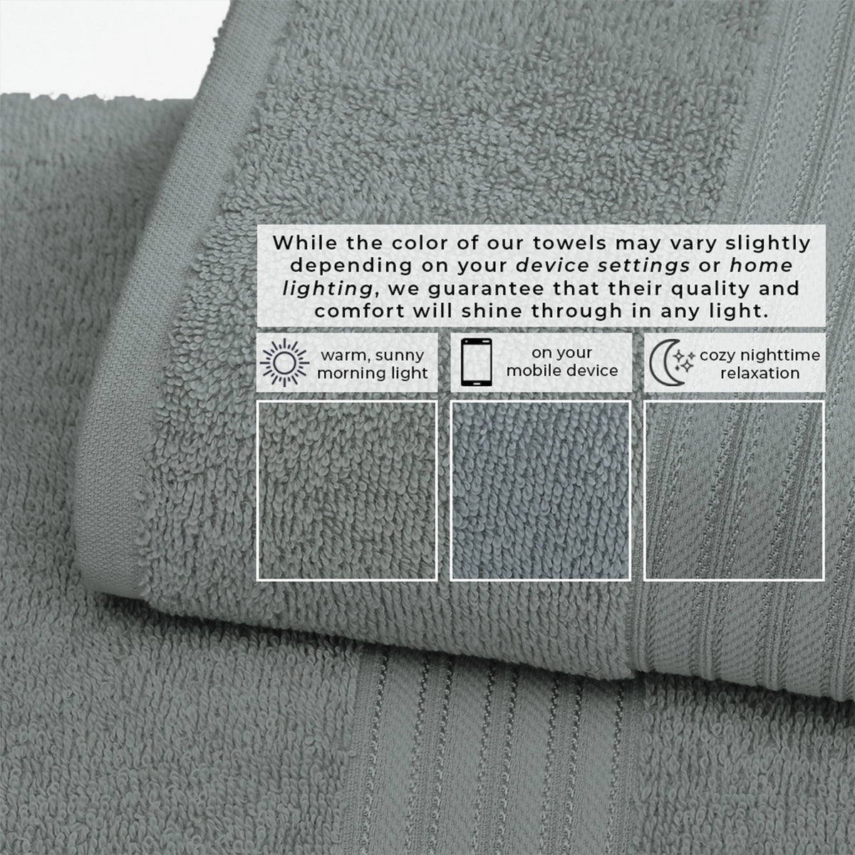 Cotton Terry Bath Towel Set - Cooper Collection