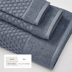 Cotton Diamond Waffle Weave Bath Towel Set - Grayson Collection