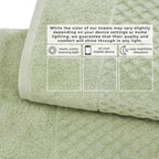 Cotton Diamond Waffle Weave Bath Towel Set - Grayson Collection
