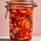 Le Parfait Super Terrines, French Glass Canning Jars with Wire-Bail Clamp Lid