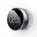 LED Magnetic Digital Timer For Kitchen Cooking Countdown Alarm Clock Digital Kitchen Timer, Large Magnetic LED Countdown Timer with Constant Light Function for classrooms 3-Level Volume Quiet Egg Timer for Children  Electronic Cooking Countdown Timer