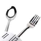 Metal Kitchen Wall Clock Creative  Kitchen Wall Clock 3D Modern Creative Kitchen Cutlery Spoon Fork Time Like Wall Clock Wall Sticker Room Home Decoration Quartz Wall Art Cutlery Mounted Clocks Modern Design Home Decorative