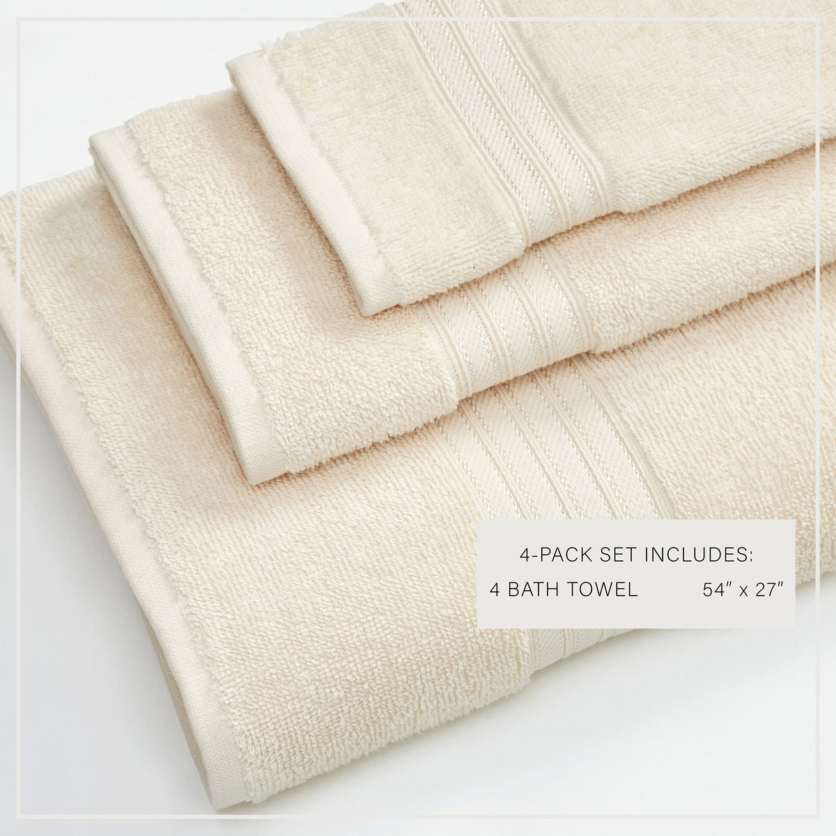 Cotton Terry Bath Towel Set - Cooper Collection